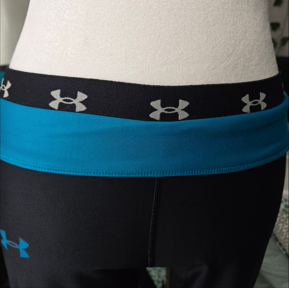 Under Armour Black and Blue Athletic Leggings